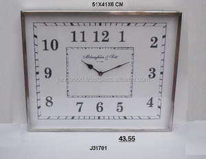 Horloge murale de Style contemporain en métal, décoration de maison, miroir en acier poli pour le salon, 1 pièce - Product Image 2
