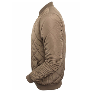 Bomber Jacket logotipo personalizado chaqueta de invierno cremallera unisex Chaqueta slim fit - Product Image 2