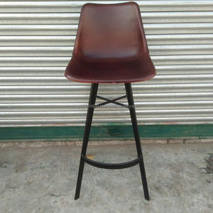 เก้าอี้บาร์หนัง & เหล็กแนววินเทจสำหรับอุตสาหกรรม - Product Image 1