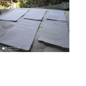 ผ้าฝ้ายเศษผ้าเอกสารที่ทำด้วยมือสำหรับการทำวารสาร - Product Image 1