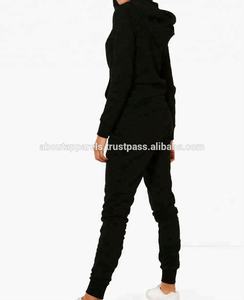 Nouveau dernier design Ensemble de survêtement ajusté à capuche personnalisé Survêtement respirant uni pour femmes - Product Image 2