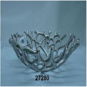 Cuenco de aluminio para frutas y verduras con acabado pulido espejo Estilo americano ecológico A.K. Marca - Product Image 1