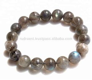 Dropshipping OEM Natural Labradorite Gemstone 10 mm Round Beads <b>Bracelet</b> Piedras Naturales Healing Crystal <b>Stones</b> - Product Image 5