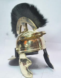 Casco de Gladiador, armadura romana Medieval de latón, traje espartano Sca Armour CHMH30020 - Product Image 3