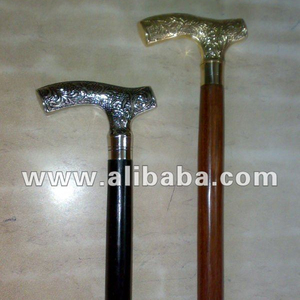 Bâton de marche en bois avec poignées de derby en laiton/cannes de marche en bois avec poignée de derby en laiton fait à la main - Product Image 2