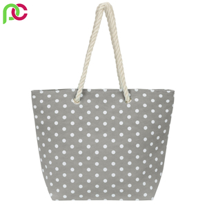 Sacs de plage à bandoulière en corde de coton à motif double face pour femmes, sacs de plage en toile d'été pour femmes - Product Image 2