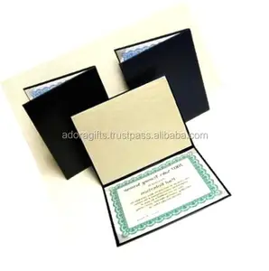 OEM certificate holder for A4 size diploma / Certificate for sale / Hot sale fashion cheap certificate holder