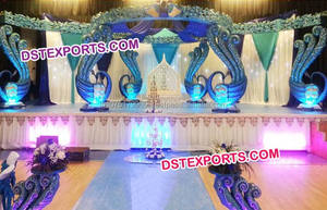 Mandap de cisne de boda de estilo indio, mandalas de fibra Morni para boda, fabricante indio - Product Image 4