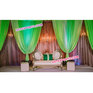 Silver <b>Victorian</b> <b>Wooden</b> Carved Throne Royal Wedding Carved Couch Modern <b>Wooden</b> Carved Throne Australia Best White Sofa Set - Product Image 1