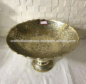 Gold Plated Metal Sugar Bowl Wavy Ramekin Bowl with Shape Brass Die Cut <b>Engraving</b> Offset Printing Enamelling Techniques Crafts - Product Image 2
