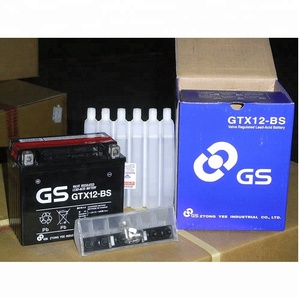 Batería GS GT12B-4/YT12B-BS, contenedor, venta al por mayor, hecho en Taiwán - Product Image 4
