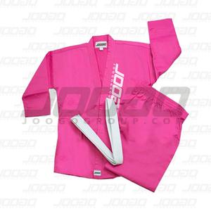 6oz poids léger karaté uniforme Gi blanc noir avec ceinture adulte et enfants - Product Image 1