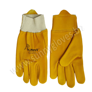 Yellow Cow Leather Working <b>Gloves</b> / <b>Driver</b> <b>Gloves</b> - Product Image 1