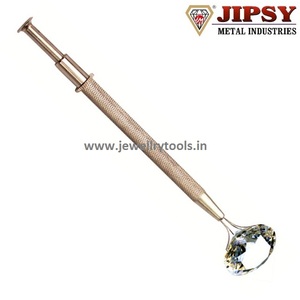 Pinza de Alta Calidad con 2 Puntas para Piedras Preciosas, Herramienta de Joyería Fácil de Usar, Pinza de Metal y Latón Fabricada en India - Product Image 2