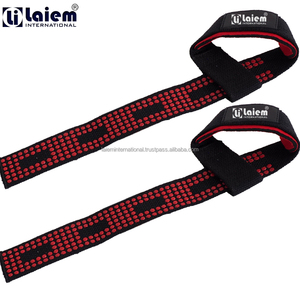 Correas de Gimnasio Ligeras y Elásticas con Logotipo Personalizado, Muñequeras Deportivas de Algodón y Poliéster, Correa de Levantamiento de Pesas con Cierre de Broche, Unisex - Product Image 3
