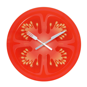 Deheng 12 Inch Trang Trí Vui Trái Cây Rau Thiết Kế Kính Đồng Hồ Treo Tường - Product Image 5