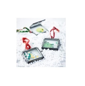 แฮนด์เมดแก้วทองเหลืองบานพับแขวนกรอบรูปมินิขนาด - Product Image 3