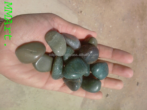 Agate lisse multicolore et Quartz blanc galets de pierre ronde naturelle de type galets polis à vendre - Product Image 6