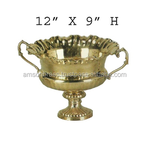 Urne de jardin décorative en métal et aluminium gaufré Pot de fleur et jardinières Urne décorative en métal de haute qualité - Product Image 5