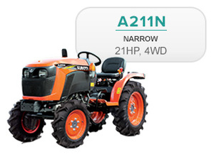 Tractor Kubota A211N - Motor Diésel de 21 HP y 3 Cilindros - Precio para India - Product Image 2