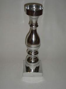 Décoration de maison fantaisie brillant poli nickelé Offre Spéciale bougeoir pas cher look unique pièce maîtresse de table bougeoir - Product Image 2