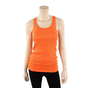 Camisetas sin mangas atléticas informales para mujer 92% nailon 8% Spandex lados abiertos patrón liso de punto cuello redondo 100% algodón gimnasio camiseta con capucha - Product Image 6