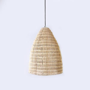 Eco Friendly Handmade <b>Rattan</b> Bamboo Pendant Light Lampshade Wholesale Supplier Customizable Durable Lighting Vietnam - Product Image 2