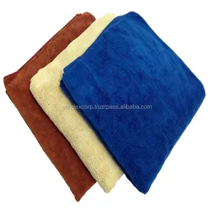 Top Exporter Green Microfiber Bath Towels Supplier in India..