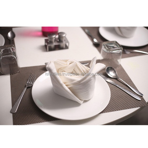 Ensemble de serviettes de bain jetables à séchage rapide compressées 100%-Serviette de cuisine en coton blanc uni de couleur unie - Product Image 4