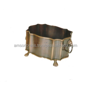 Jardinière en aluminium plaqué or Jardinière de jardin Jardinière intérieure moderne pour extérieur Pot de luxe - Product Image 6