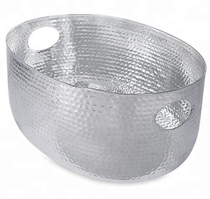 Accessoires de verres en métal de barre de baignoire de boisson de partie d'acier inoxydable martelé - Product Image 3