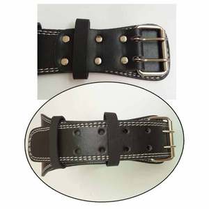 Weight Lifting Belt PU Leather Gym Belt Wide Back Support Fitness Belt - Product Image 5