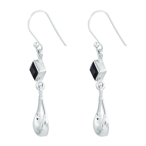 ต่างหูอัญมณีควอทซ์สโมคกี้รูปว่าว925ต่างหูห้อยต่างหูเงินสเตอร์ลิงต่างหูแฟชั่นสำหรับเป็นของขวัญแต่งงาน - Product Image 2