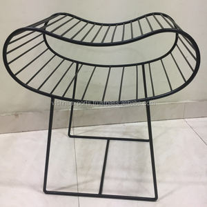 Silla de taburete de metal de hierro moderno para muebles de sala de estar para el hogar - Product Image 1