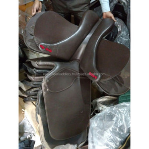 À VENDRE Selle d'Équitation Anglaise en Cuir Marron Ensemble de Selle de Cheval Selle de Course TAILLE 15 16 17 18 POUCES pour 35 DOLLARS Cuir de Harnais - Product Image 3