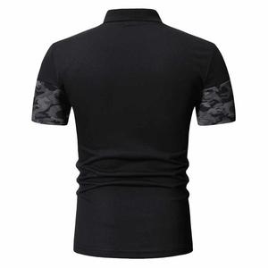 Camisas de Hombre al por Mayor, 100% Algodón, Tejido de Punto, Hombros Caídos, Logotipo Personalizado, Estilo Formal, Panel de Contraste Frontal, Ecológicas - Product Image 6