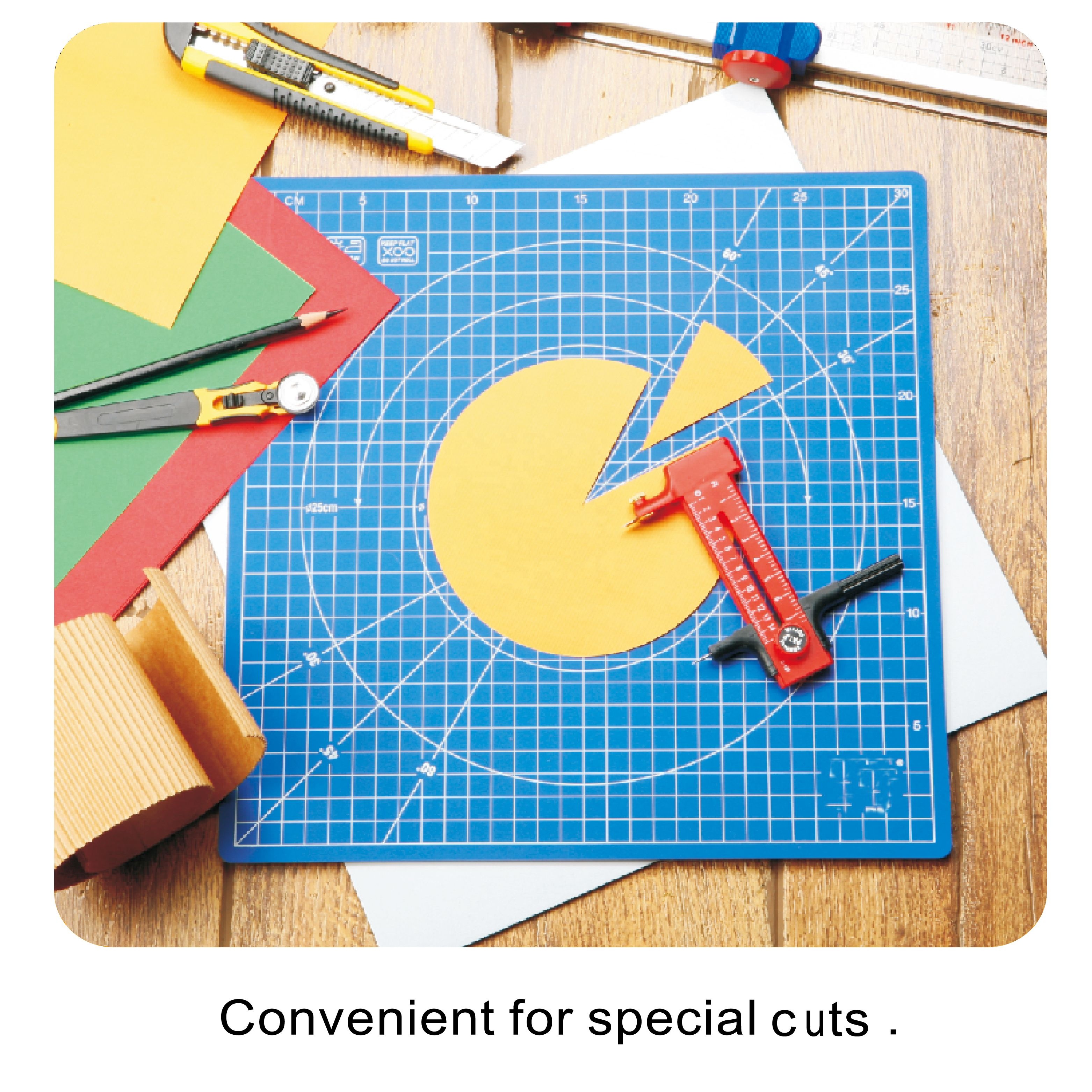 Лучший изготовленный в Тайване 12X12 легкая круглая изогнутая резка, мягкий гнущийся материал, многослойный коврик. Защитный коврик для резки