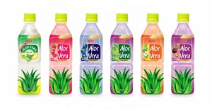 Boisson non alcoolisée naturelle de marque OEM de 500ml, purée de fraise et d'aloe vera, jus de fruits et de légumes dans un emballage en bouteille - Product Image 6