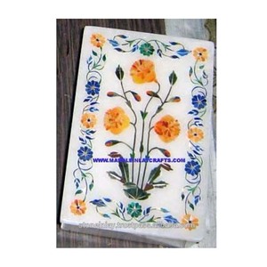 Decorative Inlay Marble Handmade <b>Tray</b> - Product Image 1