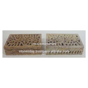 Gorgeous Soapstone Jewellery <b>Box</b> - Product Image 1