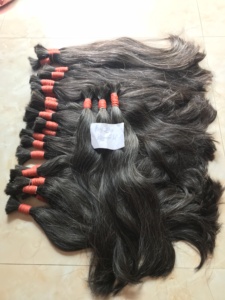 Cheveux vietnamiens de qualité supérieure, cheveux humains naturels en vrac, au meilleur prix, 100% cheveux vietnamiens naturels Remy - Product Image 6