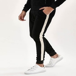 Custom Wholesale Workout Fitness Sweatpants Tapered Slim Fit Gym Cotton Jogger Track pants Man Customs Data - Product Image 1