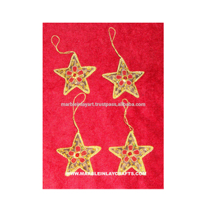 Ornements de Noël en forme d'étoile à suspendre - Product Image 1