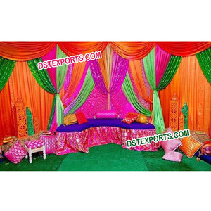 Mehandi ฉากหลังหลากสีสำหรับงานปาร์ตี้,ฉากหลังงานแต่งฉากหลังฉากหลัง - Product Image 1