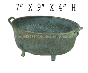 Garden Decorative Antique Planter for Home Decor Flower <b>Pots</b> & Planters <b>Brass</b> Planter Metal Flower <b>Pot</b> <b>Plant</b> <b>Pot</b> - Product Image 2