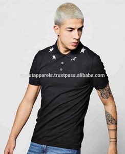 Fabricant en vrac personnalisé coupe ajustée polo à double pointe 100% Polo pour homme en coton respirant - Product Image 2