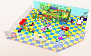 Terrain de jeu intérieur de conception personnalisée 270 mètres carrés - Product Image 3