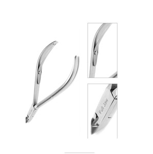 Pince à cuticules Nghia Nipper D-01 JAW 12,14,16 pinces à ongles en acier inoxydable, fabriquées en acier inoxydable de haute qualité par Life Care. - Product Image 4