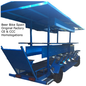 เบียร์จักรยานสีฟ้า Chasis 3.0เดิมจากโรงงานสเปน/ไฟฟ้า Beerbike,Partybike,ผับจักรยาน - Product Image 3