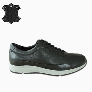 Chaussures Décontractées pour Homme en Cuir Noir - Product Image 4